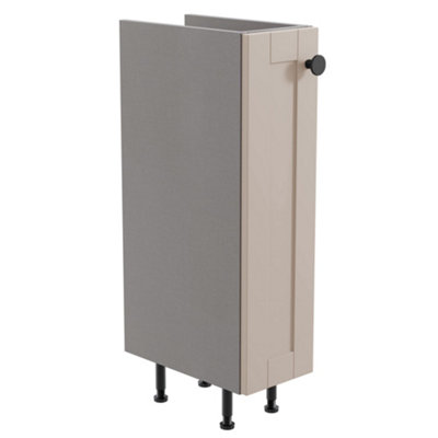 B&Q Ashford Matt Cashmere Shaker Freestanding Fitted Bathroom Base Unit (W)200Mm (H)820Mm