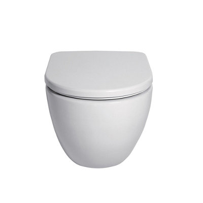 Cooke & Lewis Helena White Back To Wall Toilet With Soft Close Seat & Concealed Cistern