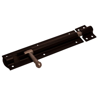 Blooma Black Steel Barrel Door Bolt (L)152Mm (W)40Mm