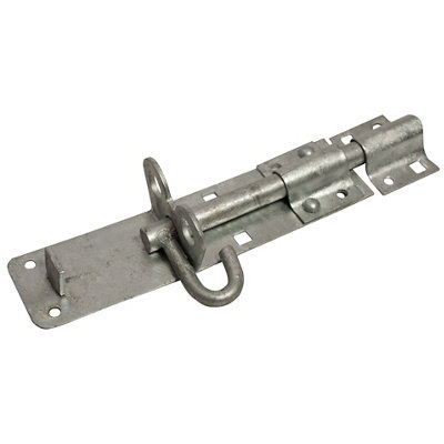 Blooma Brown Galvanised Steel Brenton Door Bolt (L)152Mm (W)45Mm