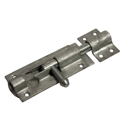Blooma Galvanised Steel Barrel Door Bolt (L)76Mm (W)40Mm