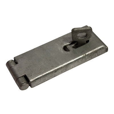 Blooma Galvanised Steel Hasp & Staple, (L)114Mm (W)46Mm