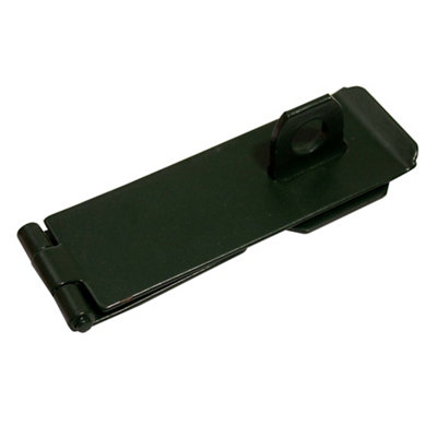 Blooma Green Steel Hasp & Staple, (L)102Mm (W)40Mm