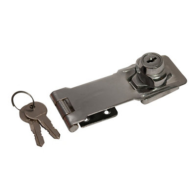 Blooma Zinc-Plated Steel Hasp & Staple, (L)114Mm (W)42Mm