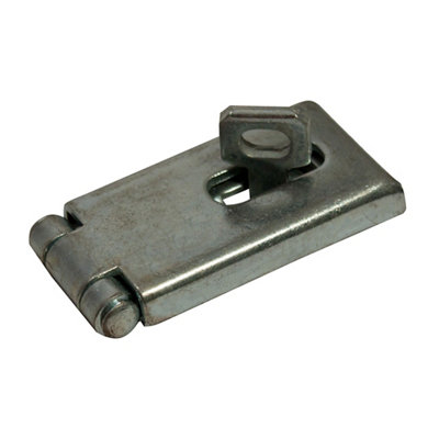 Blooma Zinc-Plated Steel Hasp & Staple, (L)89Mm (W)46Mm