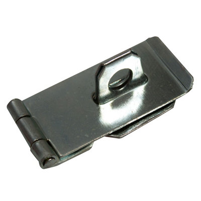 Blooma Zinc-Plated Steel Hasp & Staple, (L)76Mm (W)39Mm