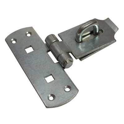Blooma Zinc-Plated Steel Hasp & Staple, (L)152Mm (W)152Mm