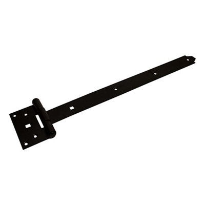 Blooma Heavy Duty Black Steel Tee Hinge (L)400Mm