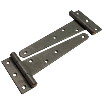 Blooma Galvanised Steel Tee Hinge (L)204Mm, Pack Of 2