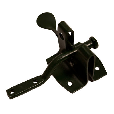 Blooma Green Steel Gate Latch, (L)50Mm