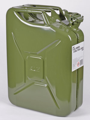 B&Q Steel Petrol Fuel Can, 20L