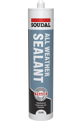 Soudal Ready To Use All-Weather Solvent-Based Sealant, 290Ml