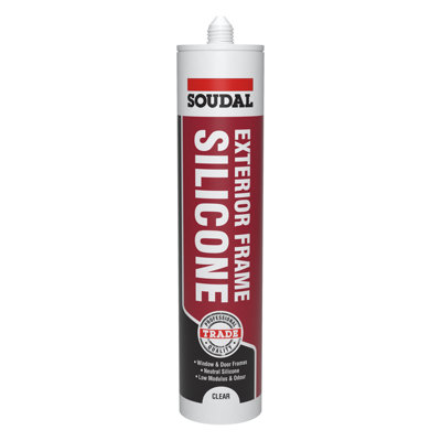 Soudal Transparent Glazing & Windows Sealant, 270Ml