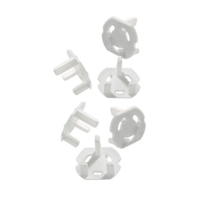 Babydan White Socket Safety Cover, Pack Of 6