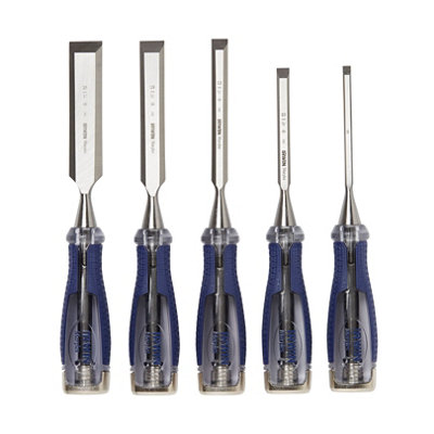 Irwin Blue Marples 5 Piece Wood Chisel Set Ms750