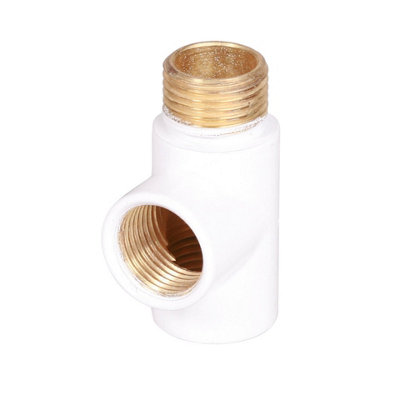 Terma T-Piece White Dual Fuel Tee