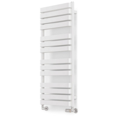 Terma Warp T Bold White Flat Towel Warmer (W)500Mm X (H)1110Mm