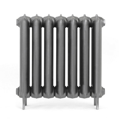 Terma Plain Raw Metal 2 Column Radiator, (W)606Mm X (H)620Mm