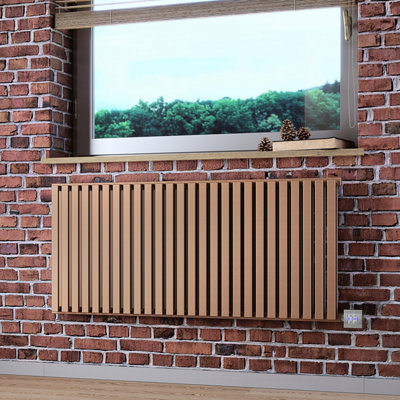 Terma Nemo Wlnem053118 Sbcoe7ts1d Bright Copper Electric Horizontal Designer Radiator, (W)1185Mm X (H)530Mm