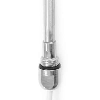 Terma Sim 400W Grey Heating Element With Thermostatic Radiator Valve Body