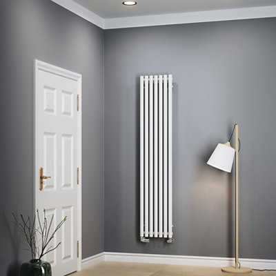 Terma Rolo Room Wgror180037 K916uc01 White Horizontal Or Vertical Designer 2734Btu Radiator, (W)370Mm X (H)1800Mm