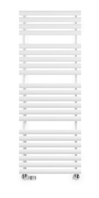 Terma White Rolo Towel Warmer (W)520Mm X (H)1360Mm