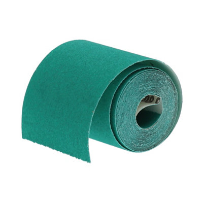 Norton General 80 Grit Green Sanding Roll (L)5M (W)115Mm