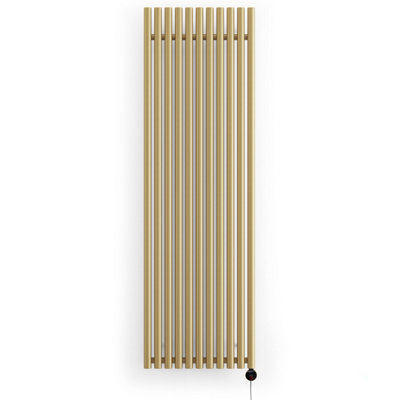 Terma 230V 1.5Kw Brass Smart Vertical Oil-Filled Radiator (H) 2000mm X (W) 590mm