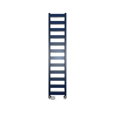 Terma Denim Blue Vivo 1215Btu Vertical Towel Radiator (W)300Mm X (H)1390Mm