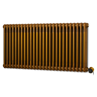 Terma 230V 1.5Kw Brass Lacquer Smart Horizontal Oil-Filled Radiator (H) 600mm X (W) 1194mm