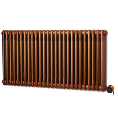 Terma 230V 1.5Kw Copper Lacquer Smart Horizontal Oil-Filled Radiator (H) 600mm X (W) 1194mm