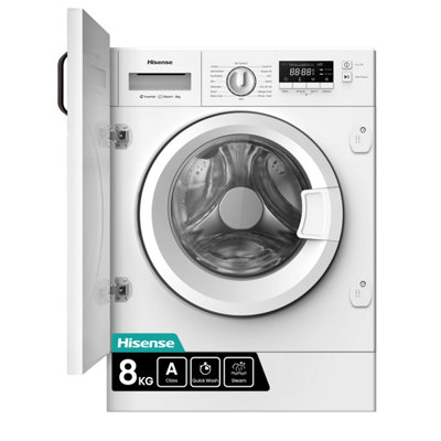 Hisense Wf3m841bwi 8Kg Built-In 1400Rpm Washing Machine - White