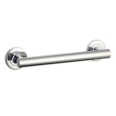 Evekare Linear Silver Effect Straight Wall-Mounted Grab Rail (L)300Mm