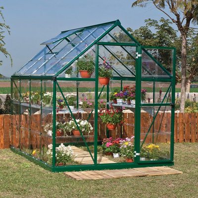 Palram - Canopia Harmony Green 6X8 Greenhouse