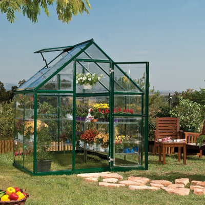Palram - Canopia Harmony Green 6X4 Greenhouse