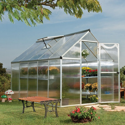 Palram - Canopia Mythos Silver 6X10 Greenhouse