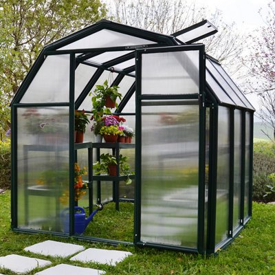 Palram - Canopia Eco Grow Green 6X6 Greenhouse