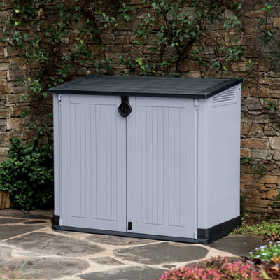 Keter Store It Out Midi 880L Resin 132X71.5ft Bin Storage - Grey