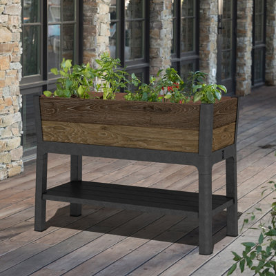 Keter Signature Rectangular Resin Planter(W)113Cm