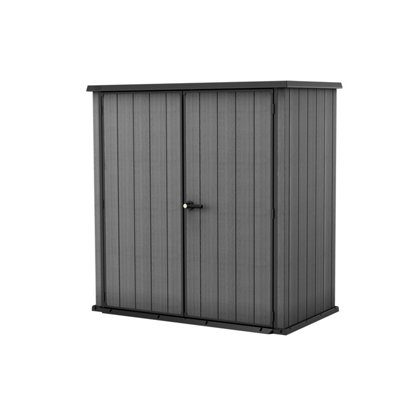 Keter Vertical Xl 3100L Resin Garden Storage - Graphite
