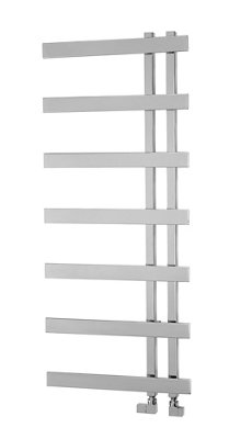 Heating Style Horton Chrome Effect Towel Warmer (W)500mm X (H)1200mm