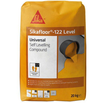 Sika 122 Level Floor Levelling Compound, 20Kg Bag