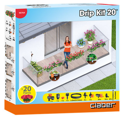 Claber Rainjet Flower Pots Irrigation Kit