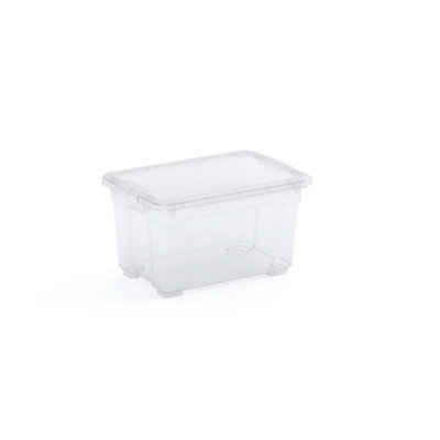 Curver R Box Clear 4.5L Xxs Stackable Storage Box With Lid
