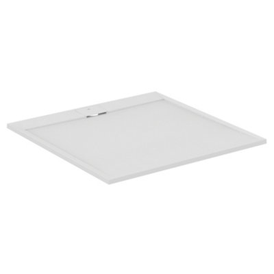 Ideal Standard Ultraflat S I.life Matt Pure White Square Centre Drain Universal Shower Tray (L)1200Mm (W)1200Mm (H) 30Mm