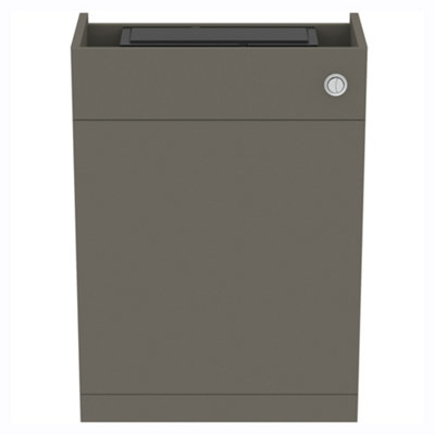 Ideal Standard I.life A Matt Quartz Grey Modern Freestanding Toilet Cabinet (H)835Mm X (W)600Mm