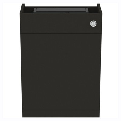 Ideal Standard I.life A Matt Carbon Grey Freestanding Toilet Cabinet (H)835Mm X (W)600Mm