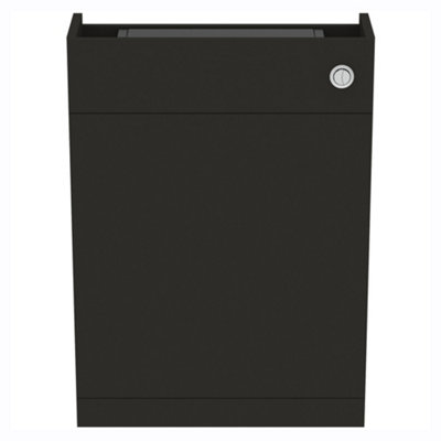 Ideal Standard I.life S Matt Carbon Grey Freestanding Slimline Toilet Cabinet (H)835Mm X (W)600Mm