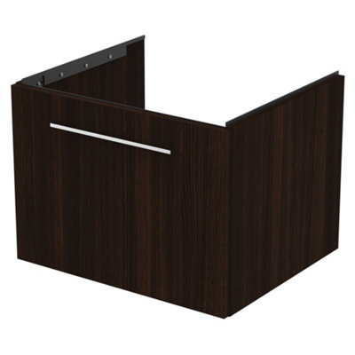 Ideal Standard I.life B Coffee Oak Effect Wall-Mounted Bathroom Vanity Unit (H) 440Mm (W) 600Mm