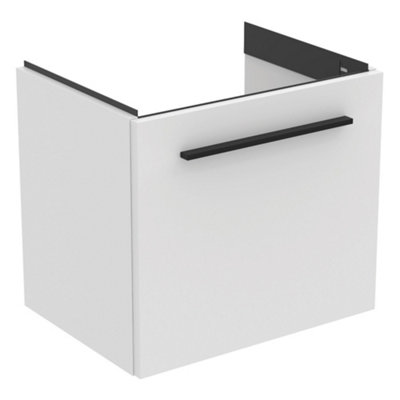 Ideal Standard I.life S Compact Matt White Wall-Mounted Bathroom Vanity Unit (H) 440Mm (W) 500Mm